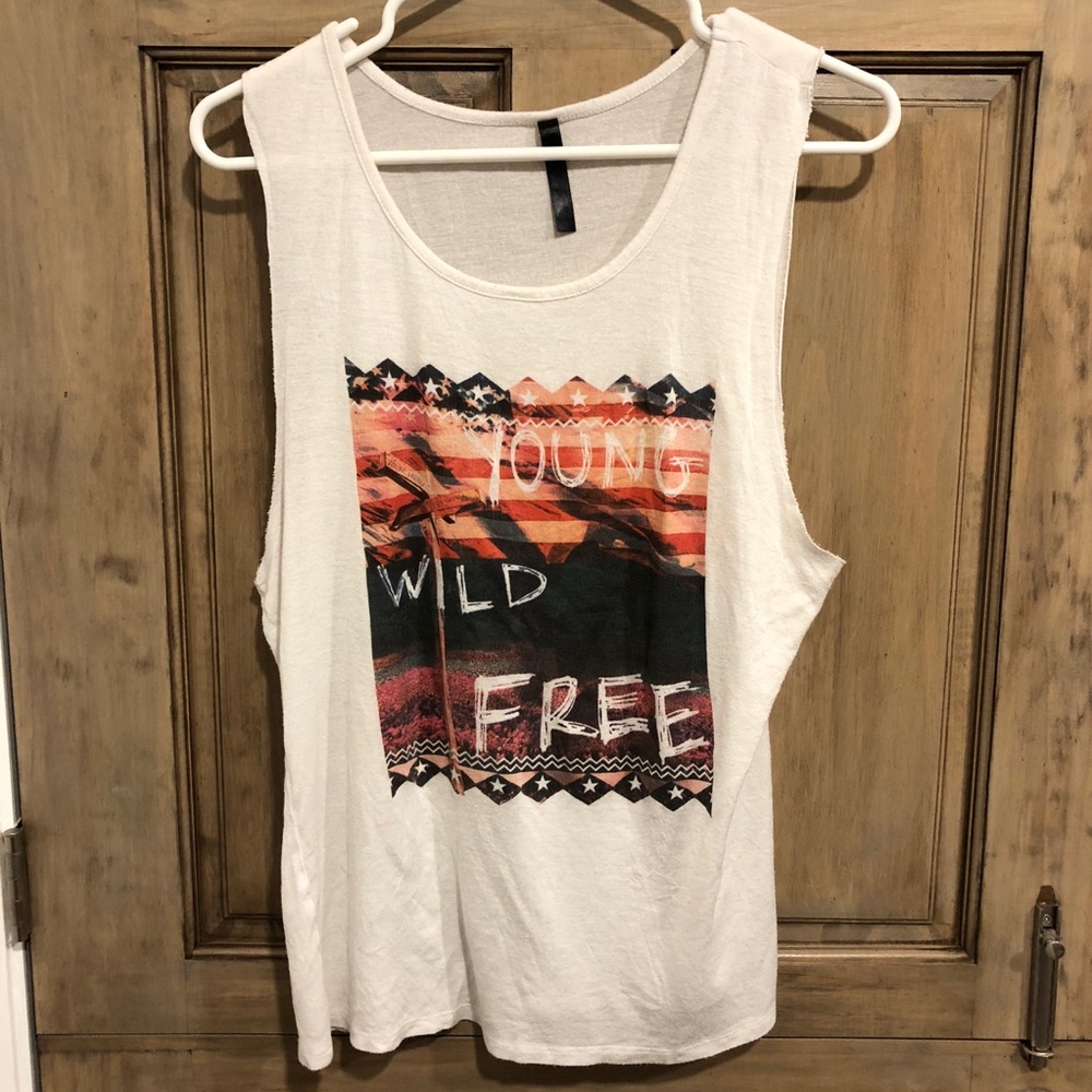 XL Young Wild & Free Tank Top